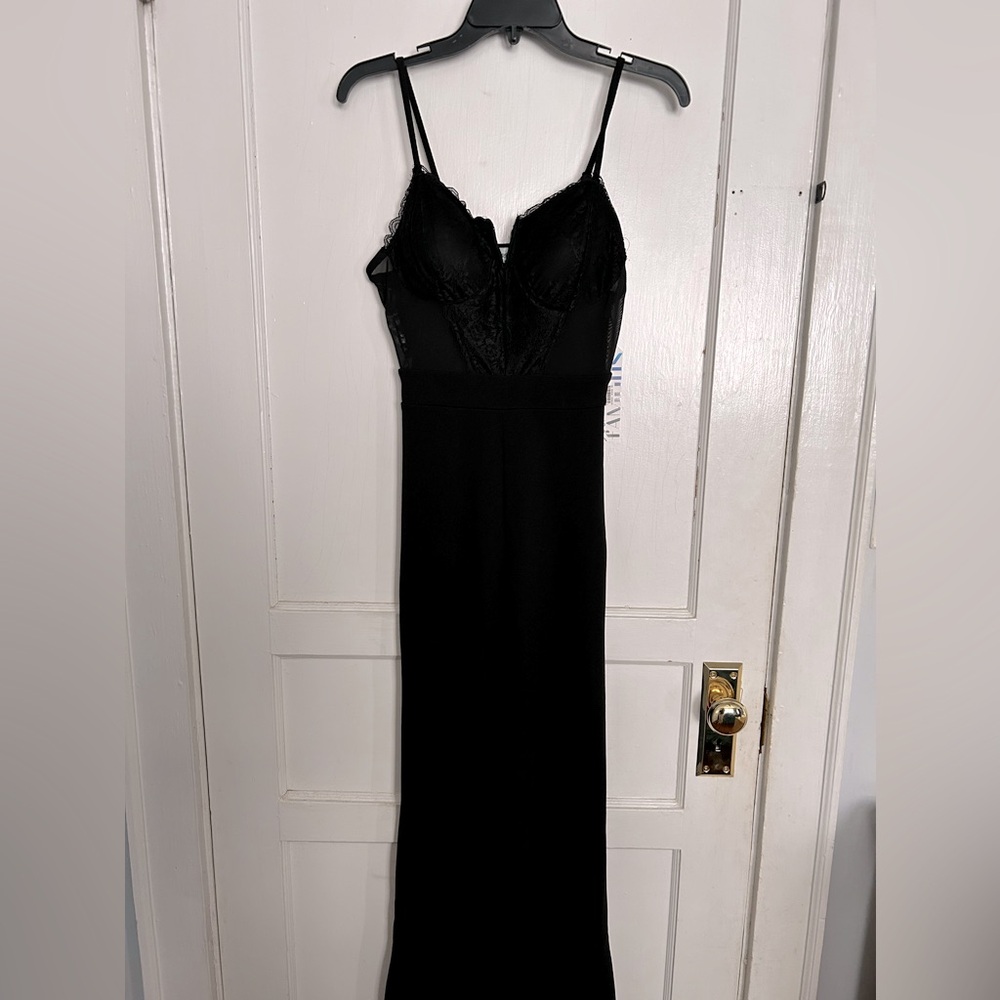 Black lacy romper